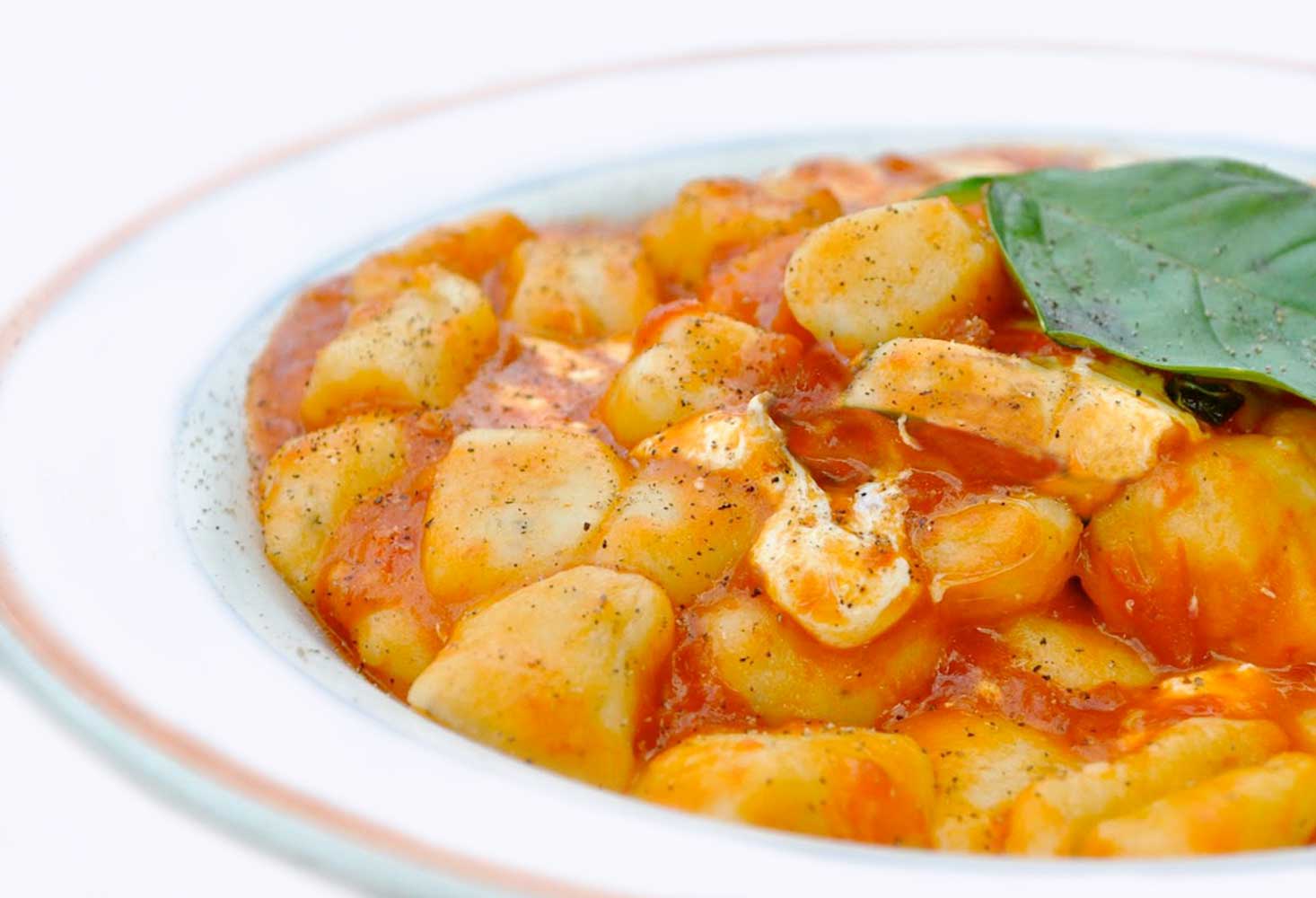 Sorrento style gnocchi 